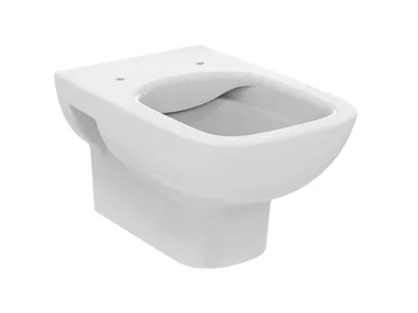 I.LIFE A - T4523 - Wall-hung rimless ceramic toilet _ Ideal Standard